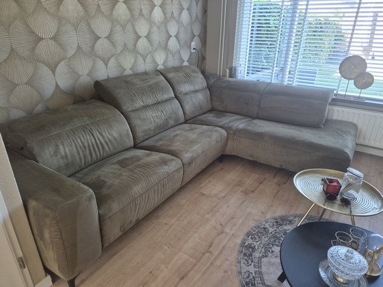 Image 1 of Montel Arizona corner sofa olive