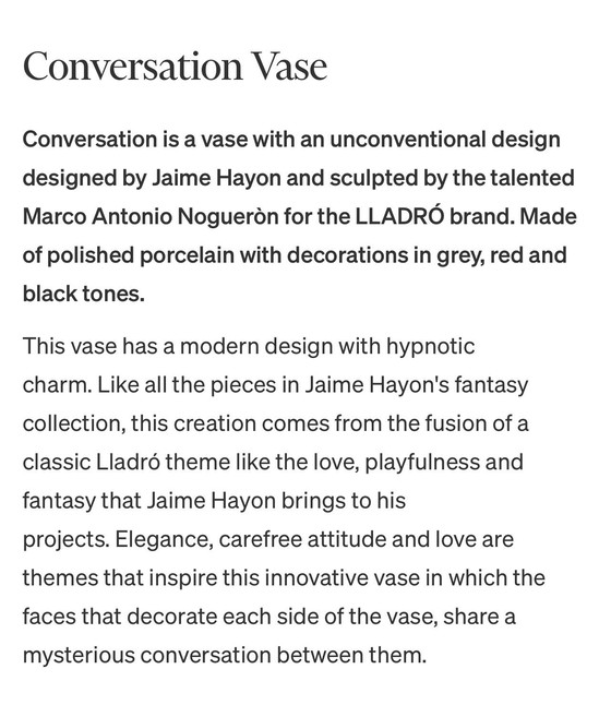 Image 1 of Designer vaas Conversation by Jaime Hayon
