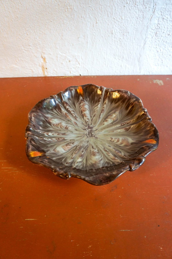 Image 1 of Mid Century Majolica Jasba Fruit Bowl