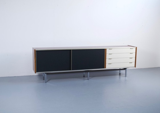 Image 1 of Teak sideboard by Georges Frydman, 1963, EFA publisher