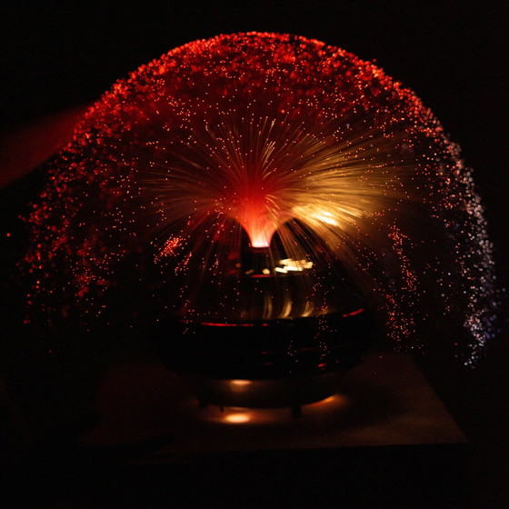 Lampada da Tavolo Vintage Space Age a Fibra Ottica – Plafoniere, Chrome (photo 5 of 9)