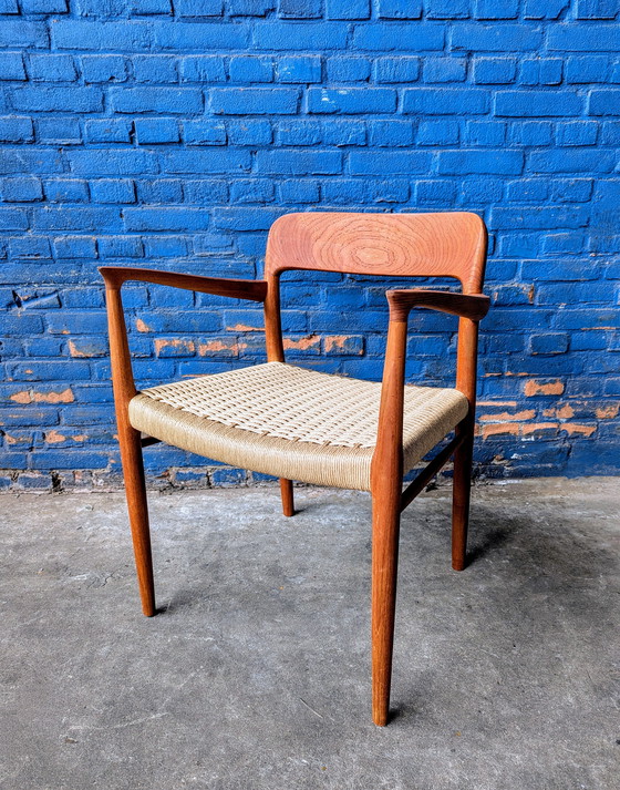 Image 1 of Midcentury Danish armchair - model 56 - J.L. Møllers møbelfabrik