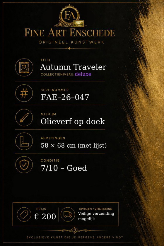 Autumn Traveler – Gemälde & Zeichnungen, Canvas (photo 5 of 5)