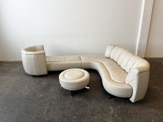 Image 1 of De Sede DS-1064 Designersofa Couch Leder taupe 