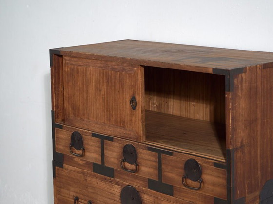 Tansu giapponese antico - Periodo Showa (c.1927) #55 – Cassettiere, Iron (photo 34 of 40)