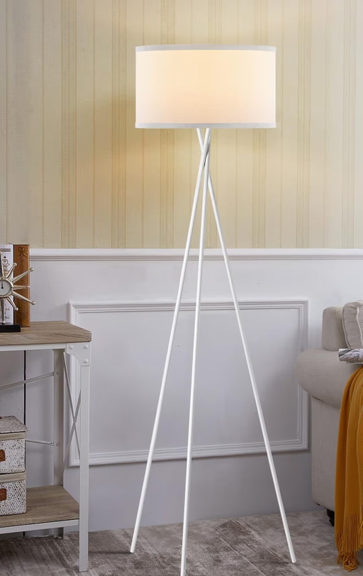 White Tripod Floor Light 138 cm E27 – Home Sweet Home