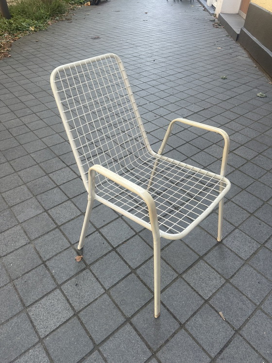 Image 1 of 4 Vintage wire garden chairs