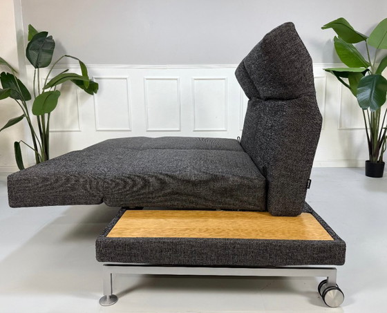 Image 1 of Brühl Moule Sofa Grey Divano letto Funzione di riposo Pezzo da esposizione