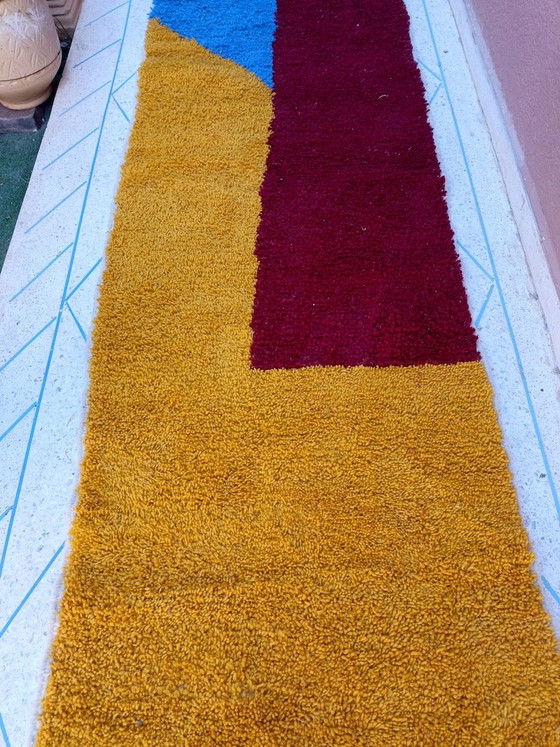 Image 1 of Alfombra de pasillo tradicional tejida a mano, de 75/300 cm.