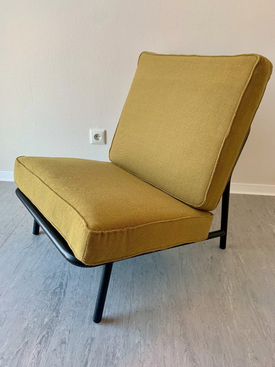 Image 1 of Poltrona Alf Svensson – DUX – Svezia – anni ’60 – rivestimento giallo senape