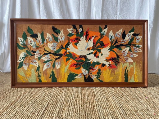 Tapiz modernista con marco, 1970