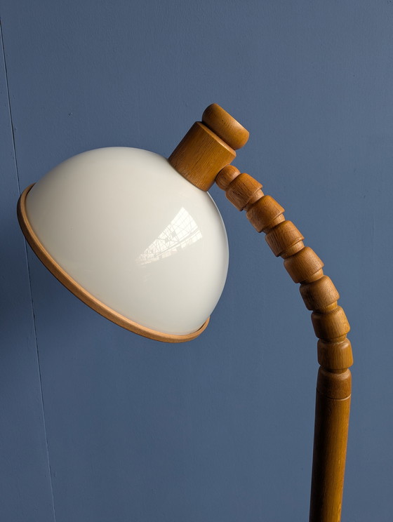 Image 1 of lampadaire vintage en bois