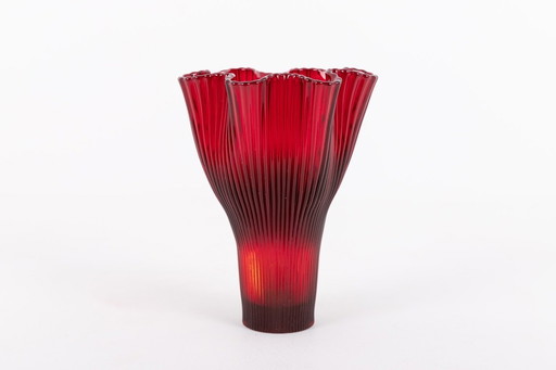 Vase en verre d'art de Monica Bratt pour Reijmyre, Suède, années 1950