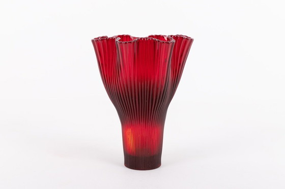 Image 1 of Vase en verre d'art de Monica Bratt pour Reijmyre, Suède, années 1950