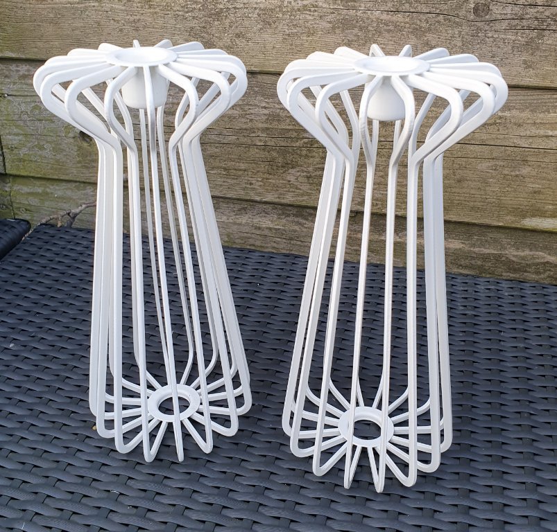 2x Vintage IKEA Tradig Kerzenständer, Ehlen | Kerzenhalter gebraucht