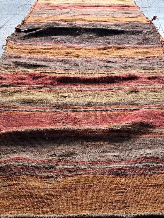 Image 1 of Kilim turco tessuto a mano 270x70 cm