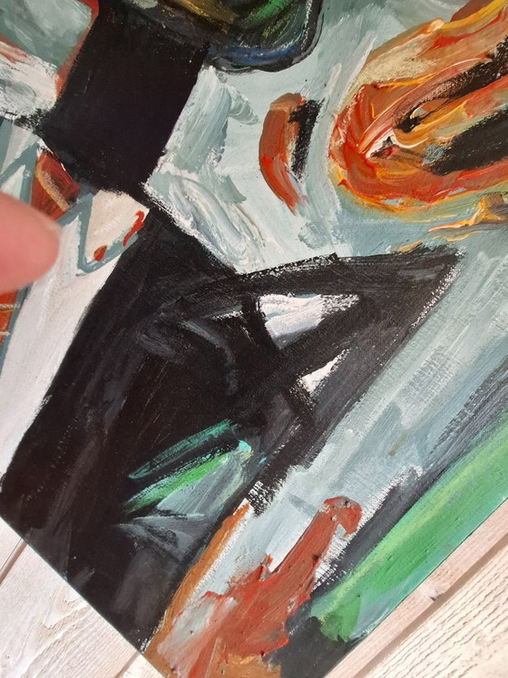 Image 1 of Oil Portrait Homage to Basquiat