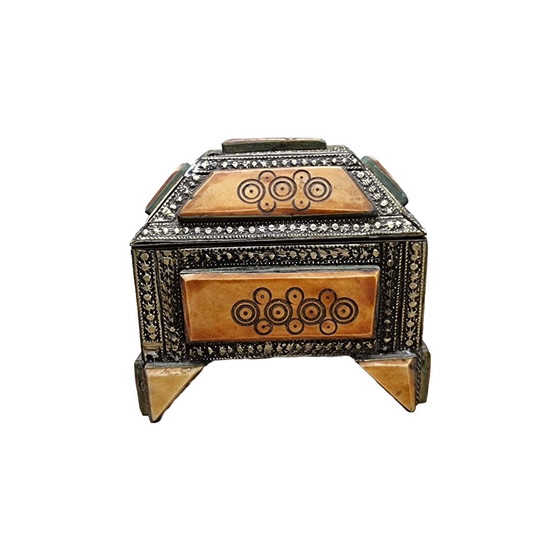 Image 1 of Vintage Moroccan Jewelry Box