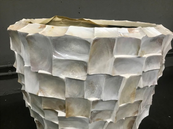 Image 1 of Radica Bowl Perlmuttmuschel Pflanzkübel Blumentöpfe Pflanzvase