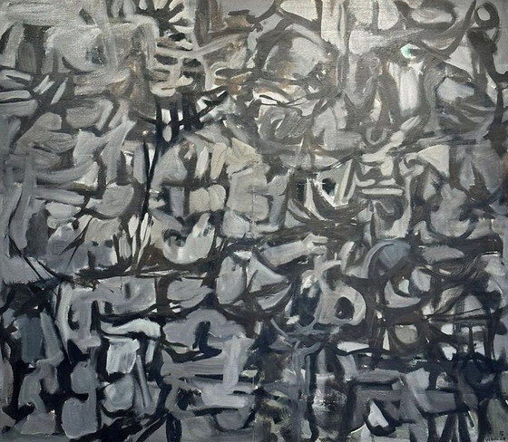 Image 1 of Willi Behrndt - Untitled Masterpiece - Art on Rough Canvas