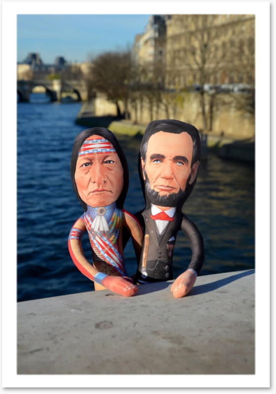 Image 1 of Abraham Lincoln Gift | Presidential Office Decor | Art Doll Collectible | Civil War Gift