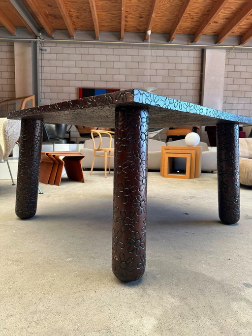 Moooi Flowers Table By Marcel Wanders Limited Edition – eettafels, Wood (photo 2 of 9)