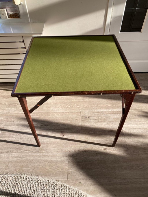 Antique card table