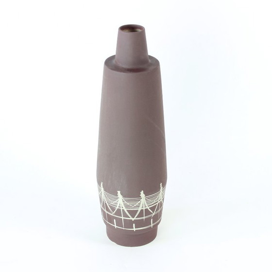 Image 1 of Enorme keramische vaas, Tsjecho-Slowakije 1960