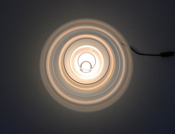 Image 1 of Lampada da tavolo LT305 Lotus di Carlo Nason per Mazzega, anni '60