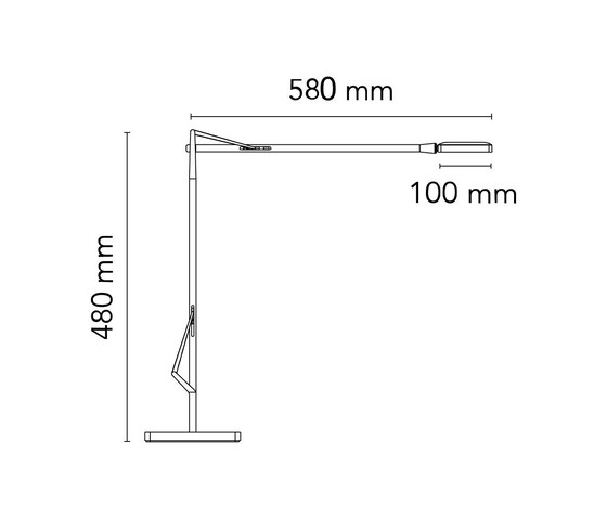 Image 1 of Flos Kelvin Desk Lamp LED Dimmable Design Antonio Citterio