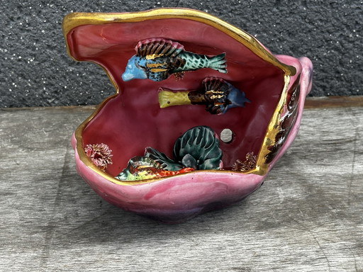 lampe coquillage vallauris années 70