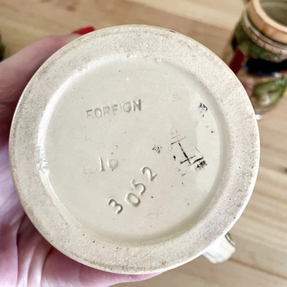 Image 1 of Set von 11 Bierkrügen aus Keramik made in Japan/Germany