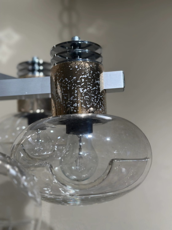 Lampada a sospensione italiana Murano di metà secolo – Lampade a sospensione, Metal (photo 5 of 5)
