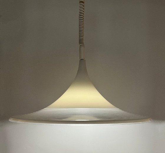 Image 1 of XL hanglamp in space age ontwerp Guzzini Meblo 1960 1970