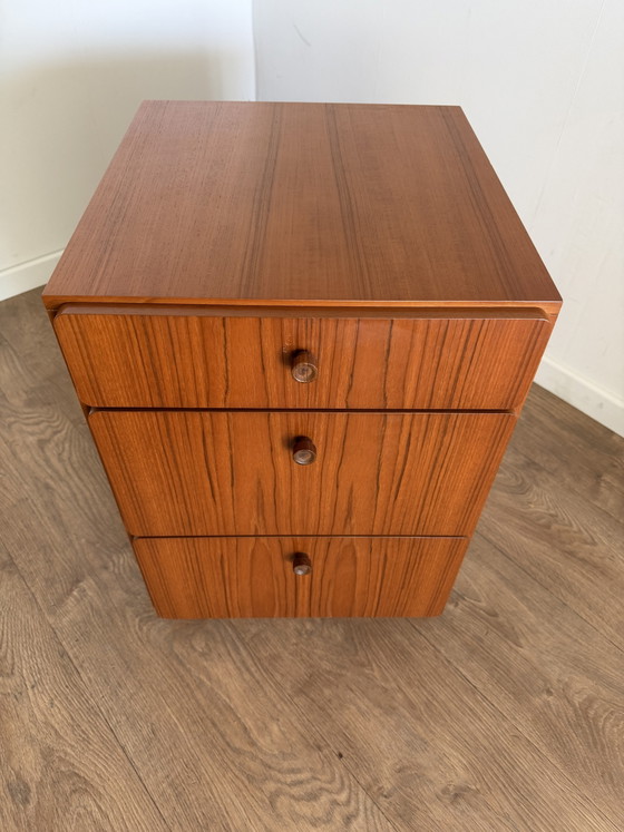 Image 1 of 3-drawer storage unit
