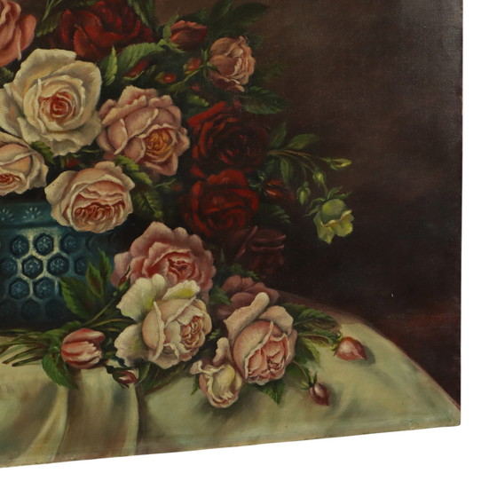 Image 1 of Nature morte aux fleurs Signée