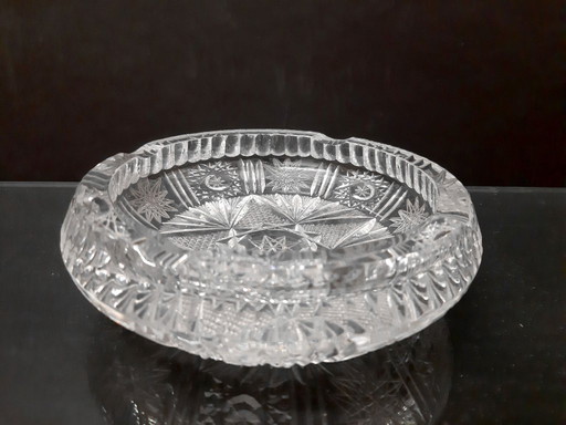 Ashtray lead crystal / Poděbrady
