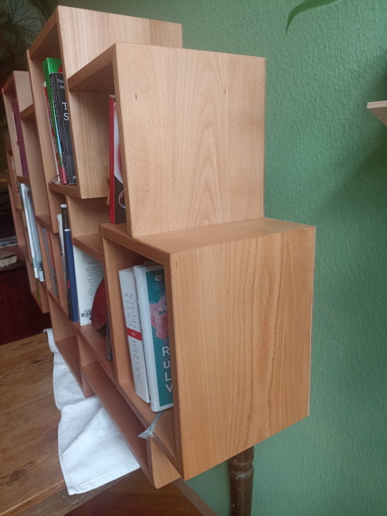 Image 1 of Designer bookcase made of solid beech wood