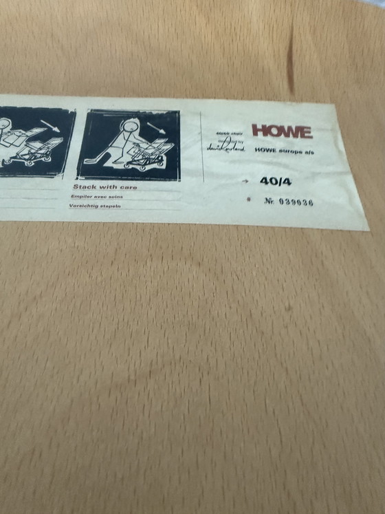 Image 1 of 4 chaises HOWE 40/4 de David Rowland