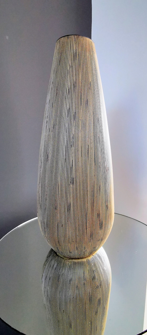 Image 1 of British School Glazed Stoneware/Ceramics. Sgraffito, late 20th century