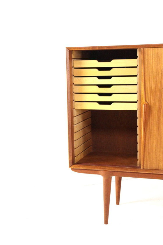 Gunni Omann For Omann Jun Model 19 Cabinet Highboard Vintage Teak – High Boards, Wood (photo 14 of 18)