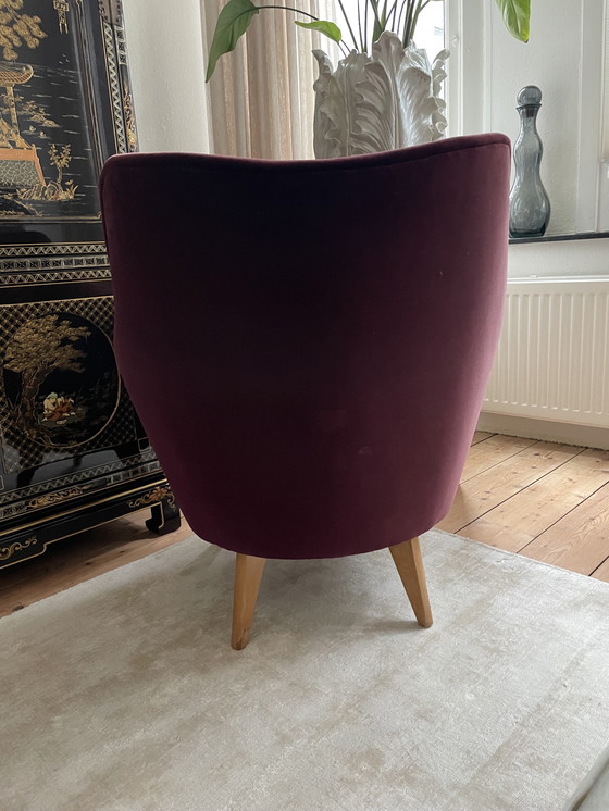 Image 1 of Armchair burgundy/purple