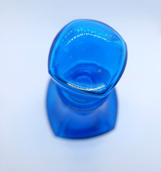Image 1 of Set of 2 pieces Cobalt blue Carafes / Decanters - Made in Belgium