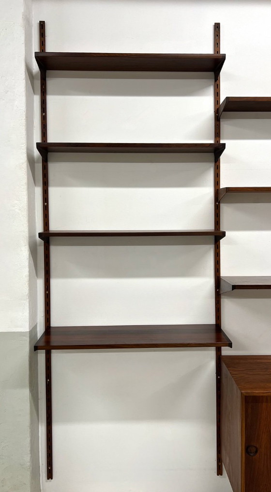 Image 1 of Sistema a parete modulare in palissandro di Kai Kristiansen per Feldballes