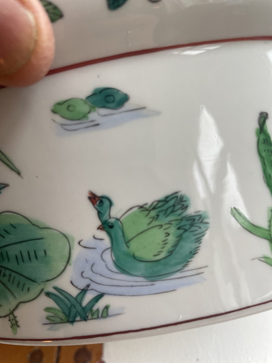 Image 1 of Stoofschaal en céramique chinoise vintage