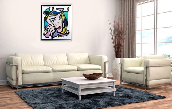 Image 1 of UTOPIA - Crying Girl - Framed artist's lithograph