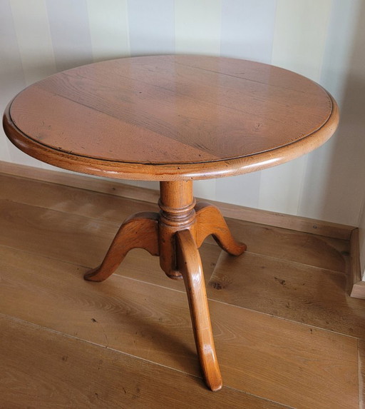 Vintage eiken bijzettafel