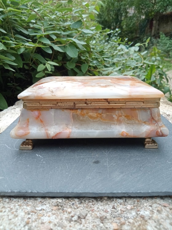 Onyx jewelry box 1960s – Decorative Objects, Stone (photo 4 of 9)