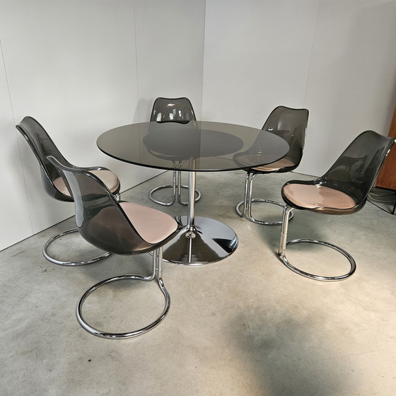 Image 1 of Vintage Space Age dining set seventies