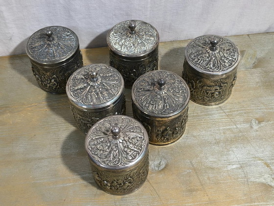 Image 1 of Douwe Egberts  Suiker en koffie bewaar blikjes 